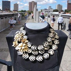 Thời trang <span class=keywords><strong>Avon</strong></span> đồ trang sức hình chữ nhật hình Vàng Vòng cổ trang sức hiện đại bộ lạc đính cườm Vòng cổ trang sức - Product Image 6