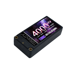 Batterie Lipo RC 4000Mah 2S 7.6V Hv Low Profile Hardcase Shorty Lipo Battery 5.0Mm Bullet Voor Racing Rc Auto Boot 130C 7.6V Battery - Product Image 5