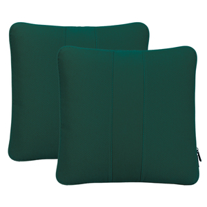2023 coperta da viaggio in pelle scamosciata di lusso e cuscino lombare trapunta auto da ufficio <span class=keywords><strong>gadget</strong></span> per auto in pelle verde acqua cuscini - Product Image 1