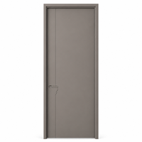 Porte intérieure de chambre personnalisable en couleur avec surface lisse et facile à nettoyer pour une utilisation silencieuse et une confidentialité optimale dans les chambres d'hôtel