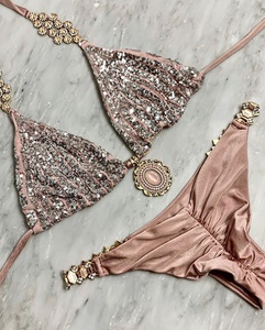 Traje de Baño <span class=keywords><strong>Bikini</strong></span> de Dos Piezas de Diseño Personalizado de la <span class=keywords><strong>Famosa</strong></span> Marca MLY, Traje de Baño y Ropa de Playa Sexy - Product Image 5