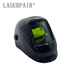 CE EN207เลเซอร์คู่หมวกนิรภัยสีดำแบบกด950-1100nm รองรับ25-28ซม. วัสดุ PC เชื่อมเลเซอร์1064nm ใหม่สูง - Product Image 4