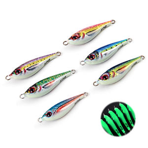 10g 15g 20g 25g 30g 40g gabarit de pêche en eau salée gabarits en métal peu lent gabarit Jack UV lumière rivage basse leurre de pêche - Product Image 1