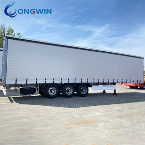 45-Foot <strong>Tautliner</strong> Semi-<strong>Trailer</strong> Steel Curtain Van <strong>Trailer</strong> with 12R22.5 Tyres Curtainider <strong>Trailer</strong> for Sale - Product Image 5