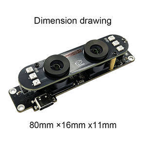 กล้องโมดูล USB2.0 รุ่น Mini 2MP พร้อมระบบจดจำใบหน้า เลนส์คู่สี+ขาวดำ AI รองรับช่วงไดนามิกกว้าง - Product Image 3