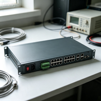 Servidor Ethernet Industrial Multipuerto, Tipo de Montaje en Rack 1U, Interfaz RS232 RS485, Conversión de Red con Protocolo TCP/IP