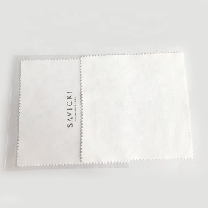 Impression <span class=keywords><strong>de</strong></span> logo personnalisé Argent Or Pierres Précieuses Blanc Bijoux Chiffon <span class=keywords><strong>de</strong></span> Polissage Chiffon <span class=keywords><strong>de</strong></span> <span class=keywords><strong>Nettoyage</strong></span> en Microfibre - Product Image 4