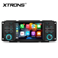 XTRONS Écran IPS 5 pouces Octa Core 64 Go avec DSP EQ, plusieurs interfaces utilisateur, navigation Android, autoradio pour Chrysler / Jeep / Dodge