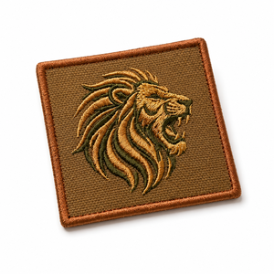 Wholesale Custom High Density Tiger Heat Transfer Embroidered Patches Custom Logo Pattern <b>Iron</b> On Embroidery Patch - Product Image 3