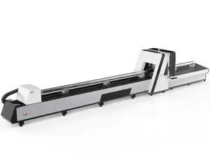 CNC laser cutting metal pipe machine Fiber Laser Cutting Tube Machine