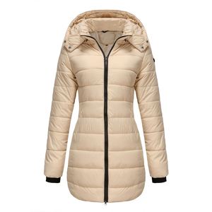 Veste en coton épais à manches longues, parka chaude pour femme, automne-hiver - Product Image 5