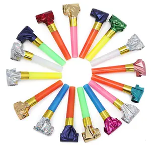 Fun Assorted Colors Blow Outs Whistles Musical Blowouts Noisemakers Birthday Party Supplies Favors for Kids Adults Goody