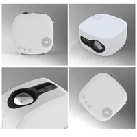 Projecteur Ciel Étoilé Sans Fil LED, Lampe de Nuit, Projecteur Galaxie Nébuleuse Océan, Haut-parleur Musical, Projecteur d'Étoiles avec Contrôle, Lampe de Nuit Lune