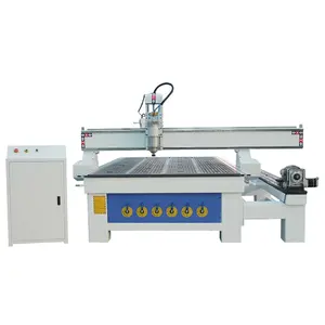 1325 Woodworking CNC Engraving Machine With Rotary Device 3D Engraving Machine Single Axis CNC Router Best Factory Price