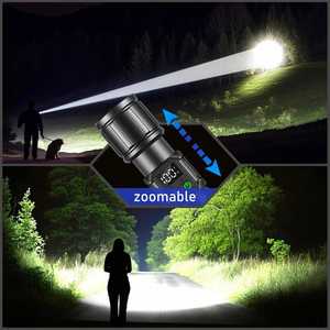 Multifunctional Car Safety Hammer with EDC Flashlight <b>Rechargeable</b> USB <b>LED</b> Tactical Break Glass Buzzer & Warning <b>Light</b> - Product Image 3