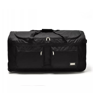 Maleta con Ruedas de Gran Capacidad, Bolsa de Viaje con Cierre de Cremallera, Impermeable, Portátil, de Tela Oxford - Product Image 3