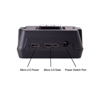 Multi-function Desktop 3 Ports USB 3.0 HUB With Audio Sound Slot External Computer Switch ON/OFF