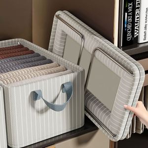 Boîte de rangement pliable pour vêtements de placard, organisateur de garde-robe en tissu Oxford, offre spéciale - Product Image 4
