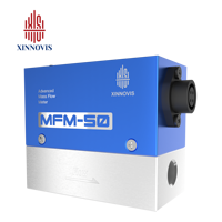 MFM-50 Pengukur Aliran Massa Gas Akurasi Tinggi untuk Udara, Hidrogen, Oksigen, Nitrogen, Metana, Argon, Helium, Pengukur Aliran Massa untuk Laboratorium