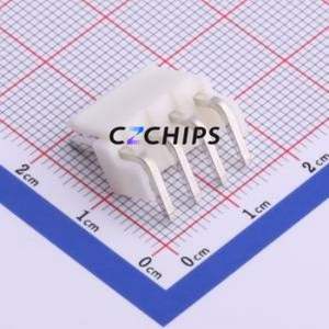 HX39601-4WAH Wire-to-Board Pin Header Bent Lead Through Hole,P=3.96mm Connector 1x4P 3.96mm Right Angle Insert VH - Product Image 2