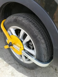 E-ROAD WC-2-1 Candado <span class=keywords><strong>de</strong></span> Seguridad <span class=keywords><strong>Antirrobo</strong></span> para Ruedas <span class=keywords><strong>de</strong></span> Coche, <span class=keywords><strong>de</strong></span> Acero Inoxidable - Product Image 3