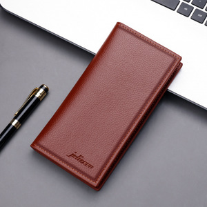Dompet Pria Baru Dompet Kartu Tipis Minimalis Tas Tangan Bisnis Pria Panjang Tipis - Product Image 5