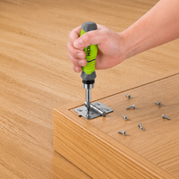 Jeu de 11 embouts de tournevis à cliquet de haute qualité avec finition chromée, embouts Phillips PH2, SL6, T25, magnétiques, pour bricolage et usage domestique
