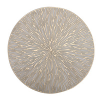 Sous-verres creux en PVC noir au design moderne classique Stock disponible napperons en plastique de qualité alimentaire pour tables pour articles ménagers