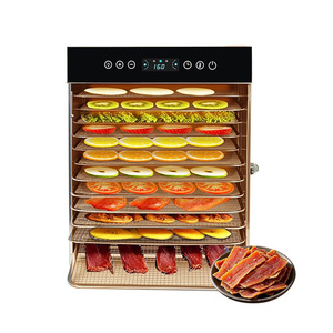 Secador de alimentos inteligente para uso doméstico, 12 bandejas, seta, Chile, pimienta, máquina deshidratadora de verduras - Product Image 4