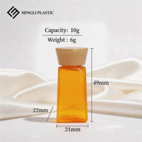 Flacon vide MINGLI PACK en gros pour lotion corporelle et essence, 10ml/12ml/23ml, pour soins de la peau