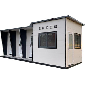 Toilettes portables SuoLing en panneaux sandwich, modernes, écologiques, pour usage public en extérieur - Product Image 5