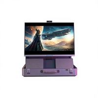 Televisor Portátil con Pantalla Táctil de 27 Pulgadas, Android 15, Smart TV 1080P, 12 Horas de Batería, WiFi, con Soporte para Publicidad