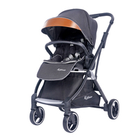Poussette convertible intelligente pour bébé, poussette pliable pour enfants