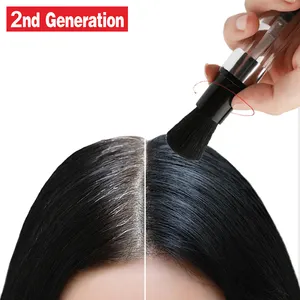 Unisex Fully Temporary Hairline Shadow Anti-Gray Root Cover Instant Hair Powder Stick Form Strong Hold for Styling Free Sample