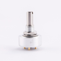Potentiomètre rotatif Cooka 22 mm, potentiomètre 4 broches, haut de gamme, ZÉRO USURE, cycles de vie longs, potentiomètre linéaire, série SRS22
