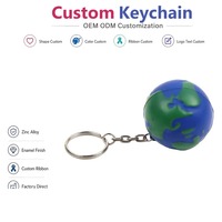 Porte-clés globe personnalisé, design voyage mondial, souvenir touristique, métal émaillé
