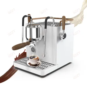 Fabrika profesyonel paslanmaz çelik Expresso kahve makinesi 15 Bar rekabetçi fiyat otomatik besleme suyu Espresso makinesi