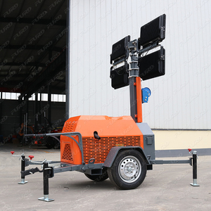 Tháp ánh sáng di động 7m chất lượng cao với đèn <span class=keywords><strong>LED</strong></span> Máy phát điện diesel hiệu quả cao - Product Image 6