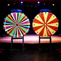 Roue de la fortune populaire, roue rotative manuelle personnalisée