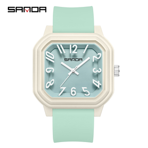 SANDA9084 Relojes de cuarzo unisex en varios colores Mini relojes exquisitos y elegantes Regalos perfectos para amigos y socios - Product Image 2