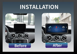 Ultra sottile cornice stretta 12.8 pollici Android autoradio Carplay dispositivo di testa per <span class=keywords><strong>Mercedes</strong></span> a CLA GLA W176 <span class=keywords><strong>C117</strong></span> X156 - Product Image 2