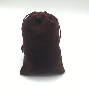 Bolsas de Regalo de Franela Reciclable de 7*9cm, Bolsa de Terciopelo Textil con Logotipo Personalizado Estampado y Cordón para Joyas y Cosméticos - Product Image 5