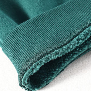 Usine en gros hommes sportif polaire 360G col rond coton survêtement sweat ensemble couleur unie hiver sweat à capuche ensemble meilleur - Product Image 6