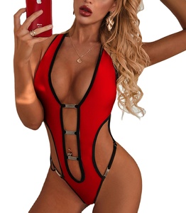 Hot Sale Designer High Cut Thong One Piece Swimsuit Brazilian <strong>Competition</strong> Crochet <strong>Bikini</strong> Sexy Women Swimwear - Product Image 1