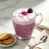 Poudre de jus d'açaï instantanée séchée par pulvérisation en vrac de qualité alimentaire pour boissons, matière première naturelle