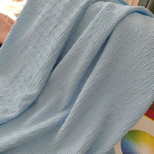 高品質のクリンクルファブリック95% ポリエステルと5% スパンデックスで作られた新しいクリンクルファブリックカジュアルパンツのトップスやドレスに適しています。 - Product Image 5