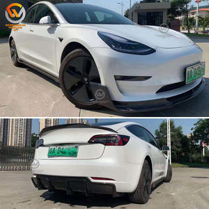 ชุดบอดี้คาร์บอนไฟเบอร์สำหรับ <span class=keywords><strong>Tesla</strong></span> รุ่น<span class=keywords><strong>3</strong></span> V,สปอยเลอร์หลังกันชนหน้าหลัง - Product Image 2