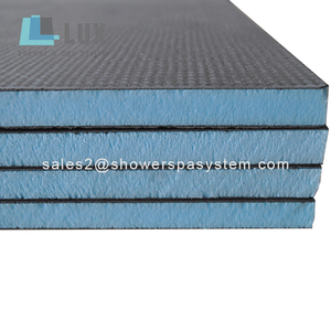 Panneau isolé XPS de 6/10/12/20mm de <span class=keywords><strong>WEDI</strong></span> Boards pour des applications de cuisine de salle de bains de mur - Product Image 2