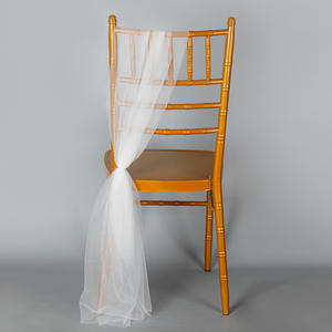 <span class=keywords><strong>ผ้า</strong></span>ตาข่ายตกแต่งพนักพิงเก้าอี้งานแต่งงานกลางแจ้ง ยาว 1.5 เมตร <span class=keywords><strong>ผ้า</strong></span>คลุมพนักพิงเก้าอี้ลายดอกไม้ <span class=keywords><strong>ผ้า</strong></span>โปร่งแสงสไตล์ตะวันตก วัสดุผ้าไหมสำหรับงานเลี้ยง - Product Image 1