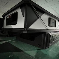 Camper de Caminhão com Lados Rígidos, Camper Leve de Alumínio para Caminhão Pickup, Camping Off Road